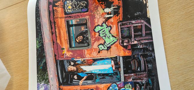 Hovedbilde Peace Train (Giclée-trykk)
