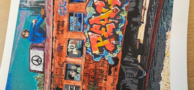 Hovedbilde Peace Train (Giclée-trykk)